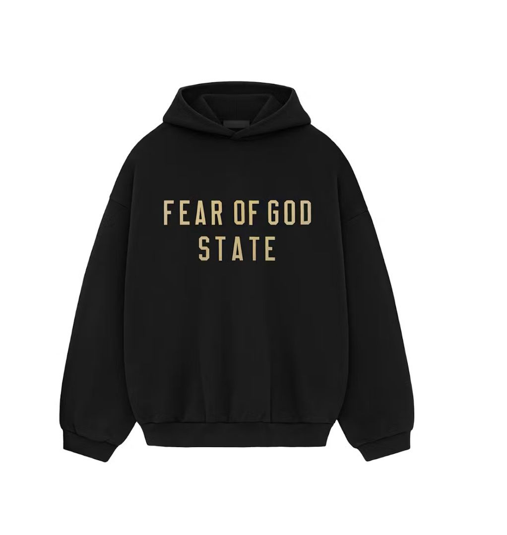 Fear Of God Hoodie Fleece Black