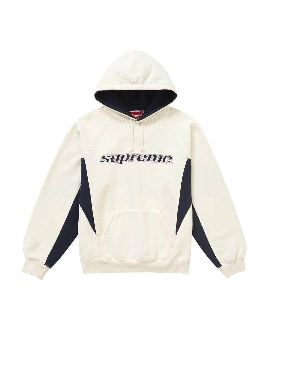 Supreme Division Hooded Sweatshirt Natural