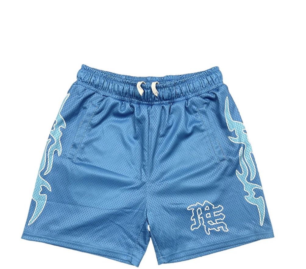 Mixed Emotion Blue Lightning  Shorts