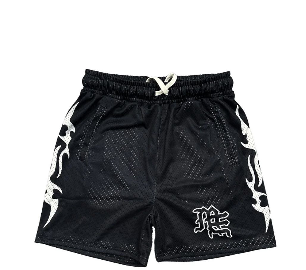 Mixed Emotion Lightning Black Shorts