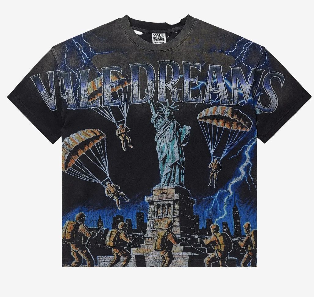 Vale Forever Nyc Invasion Big Tee Black