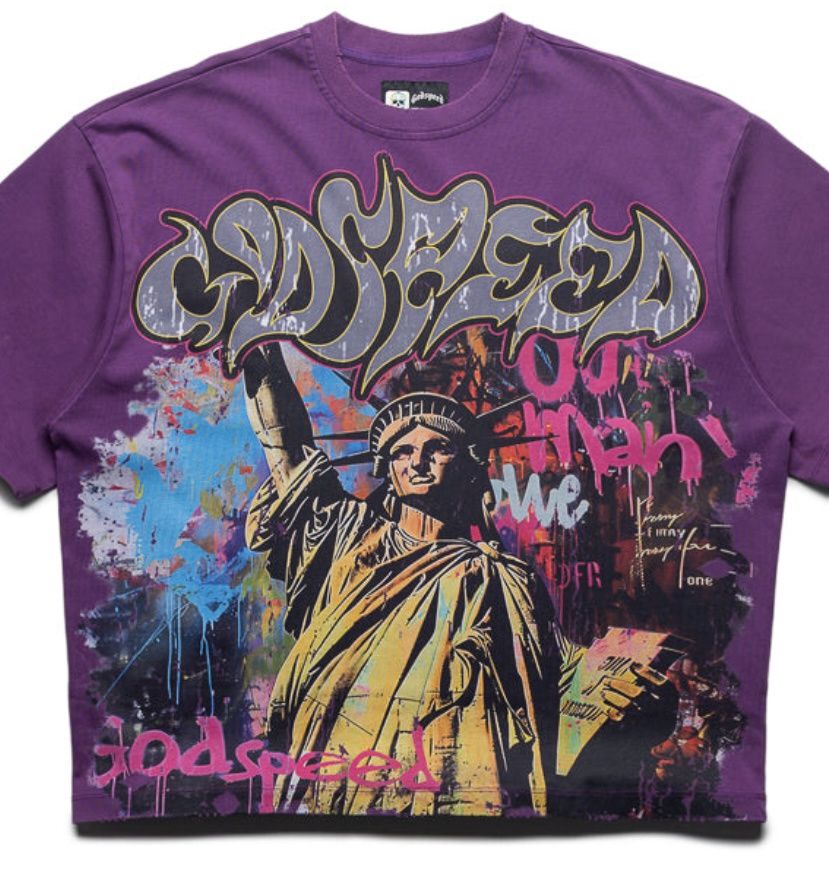 Godspeed Run Club Tee Grape