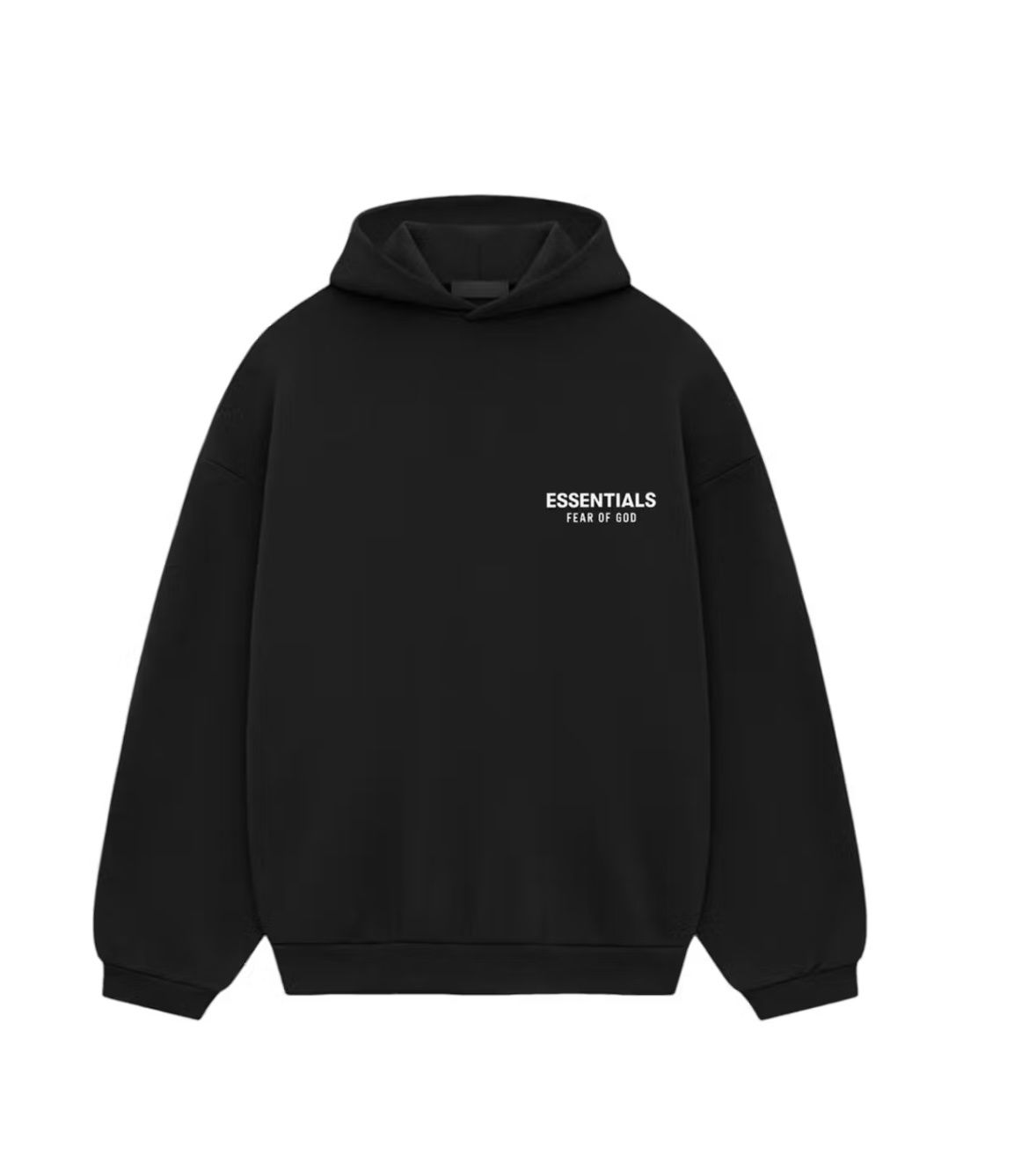 Fear Of God Essentials Fleece Hoodie Black