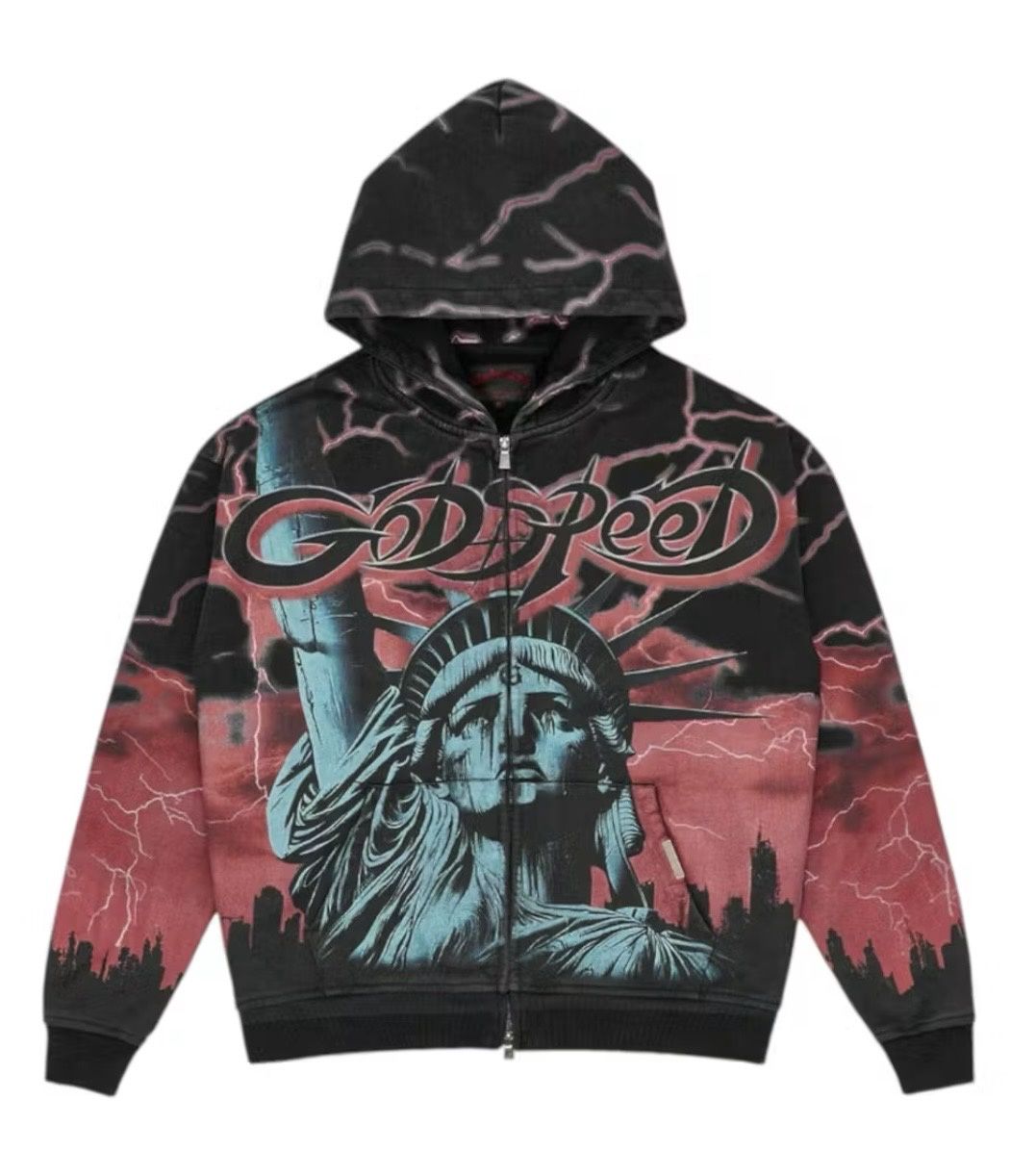 Godspeed Voltage Zip V2 Hoodie Red