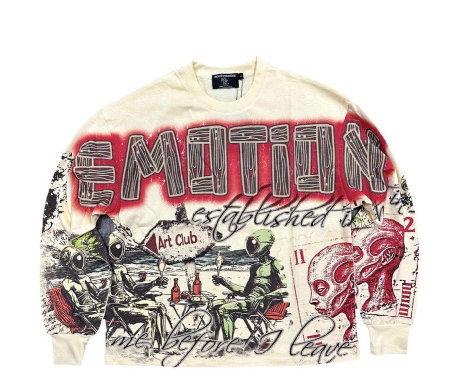 Cream Art Club Long  Sleeve