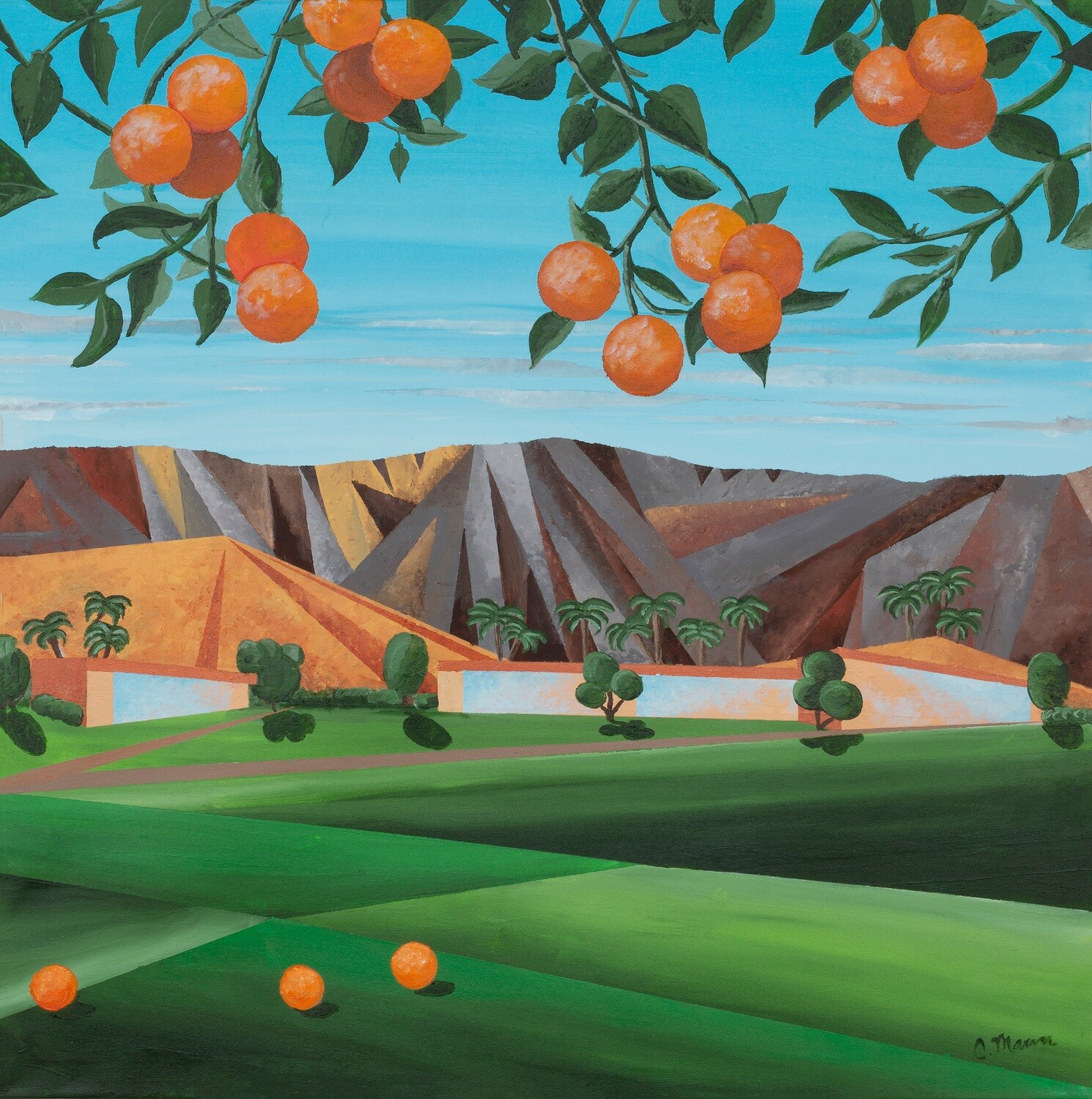 ‘Under the Orange Tree’ 10x10