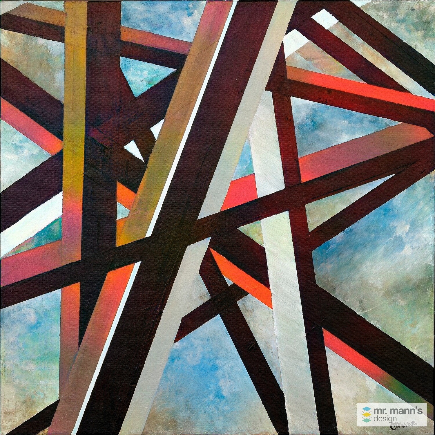 'Skyscraper 1 and 2' diptych