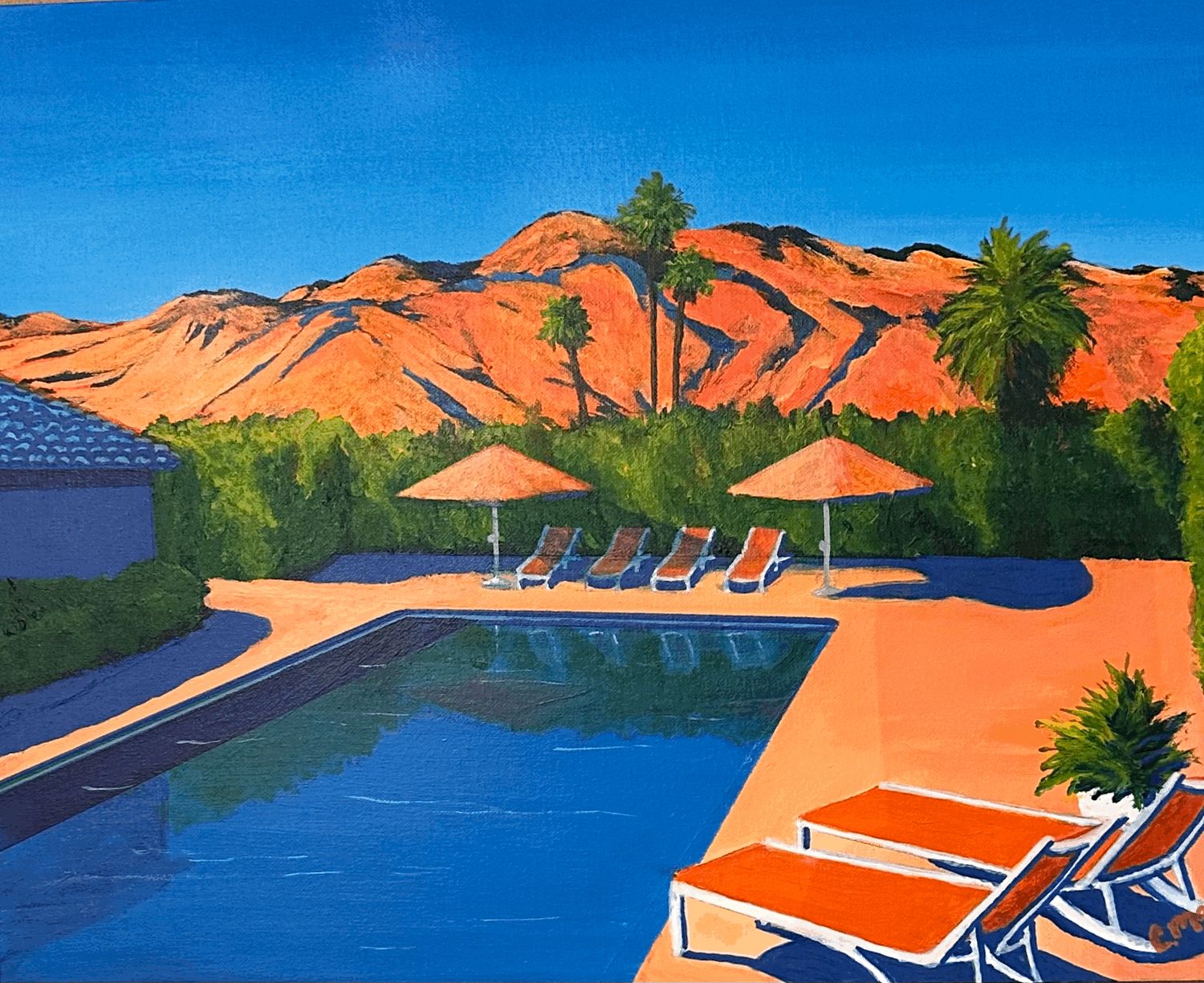 'Poolside Chill' SOLD