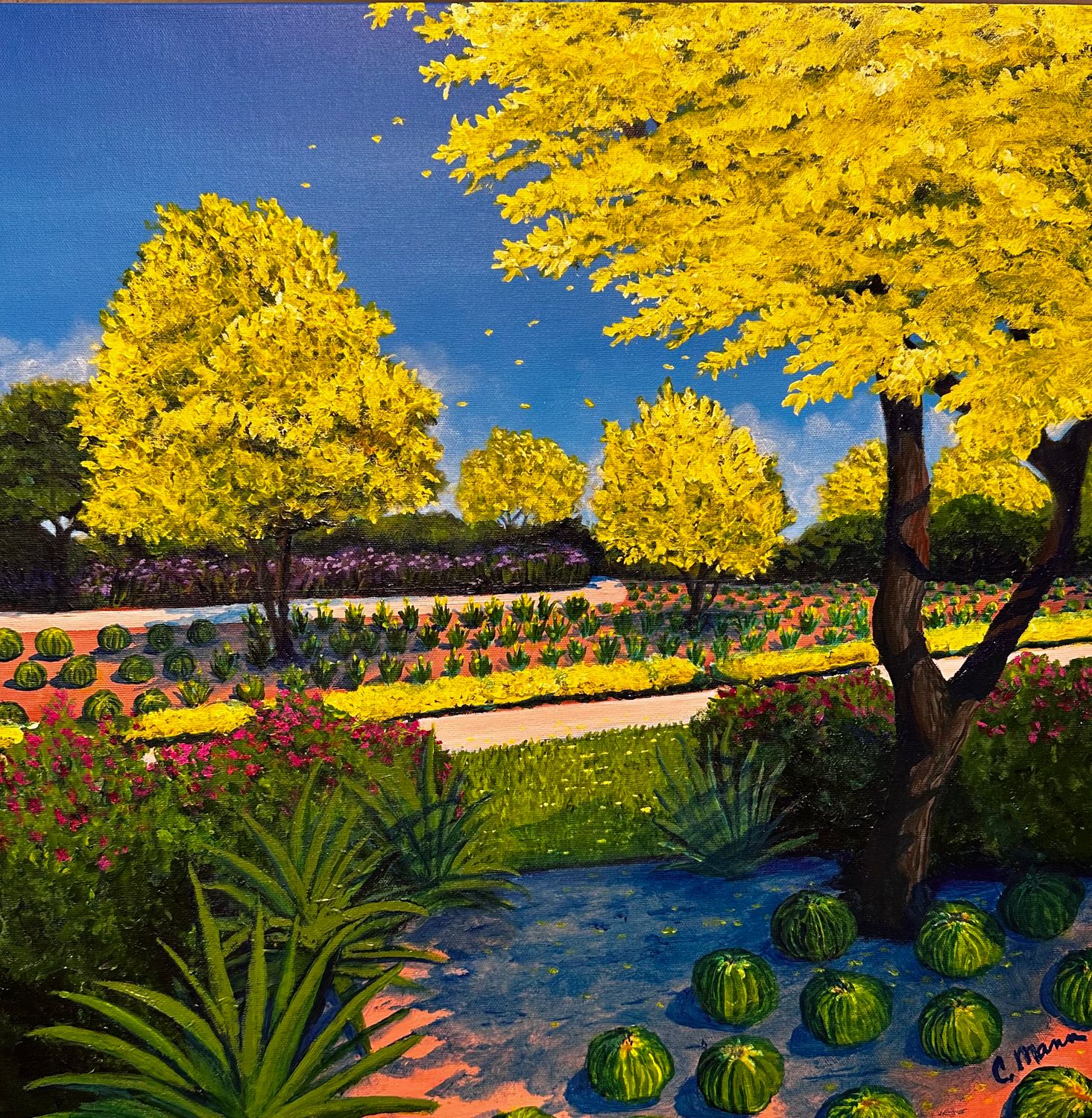 'Blooming Pathways' SOLD