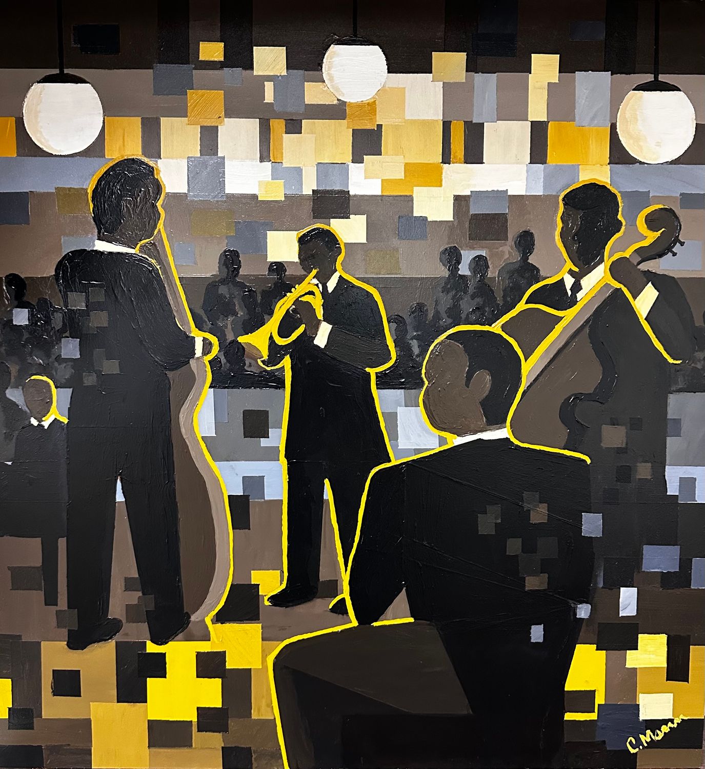 'Nightlife Shadows #1' SOLD