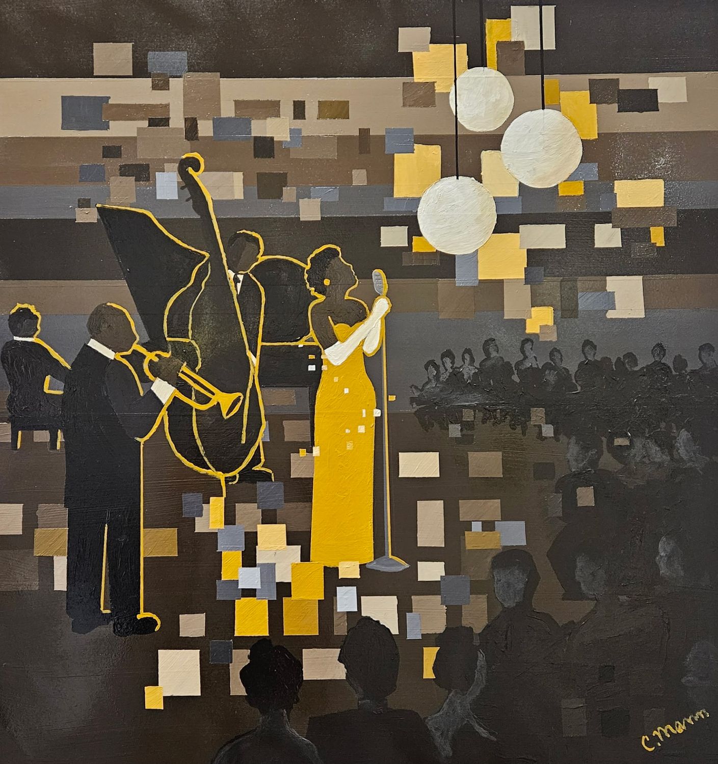 'Nightlife Shadows #2' SOLD