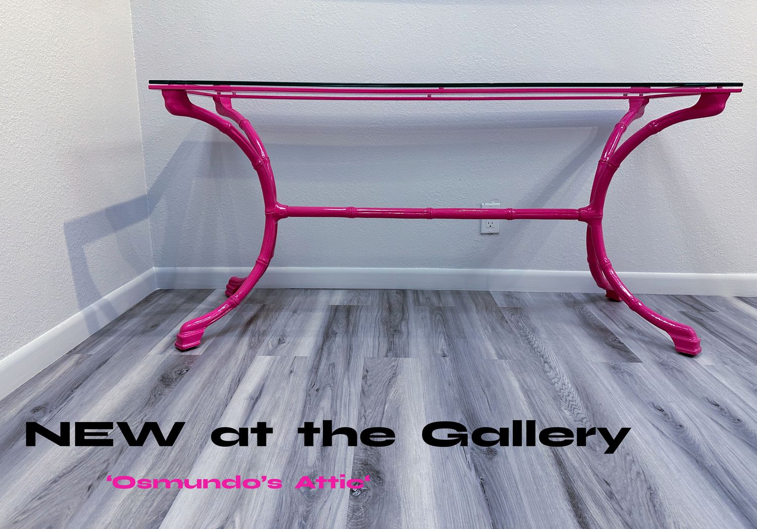 Pink Console with Hoofs