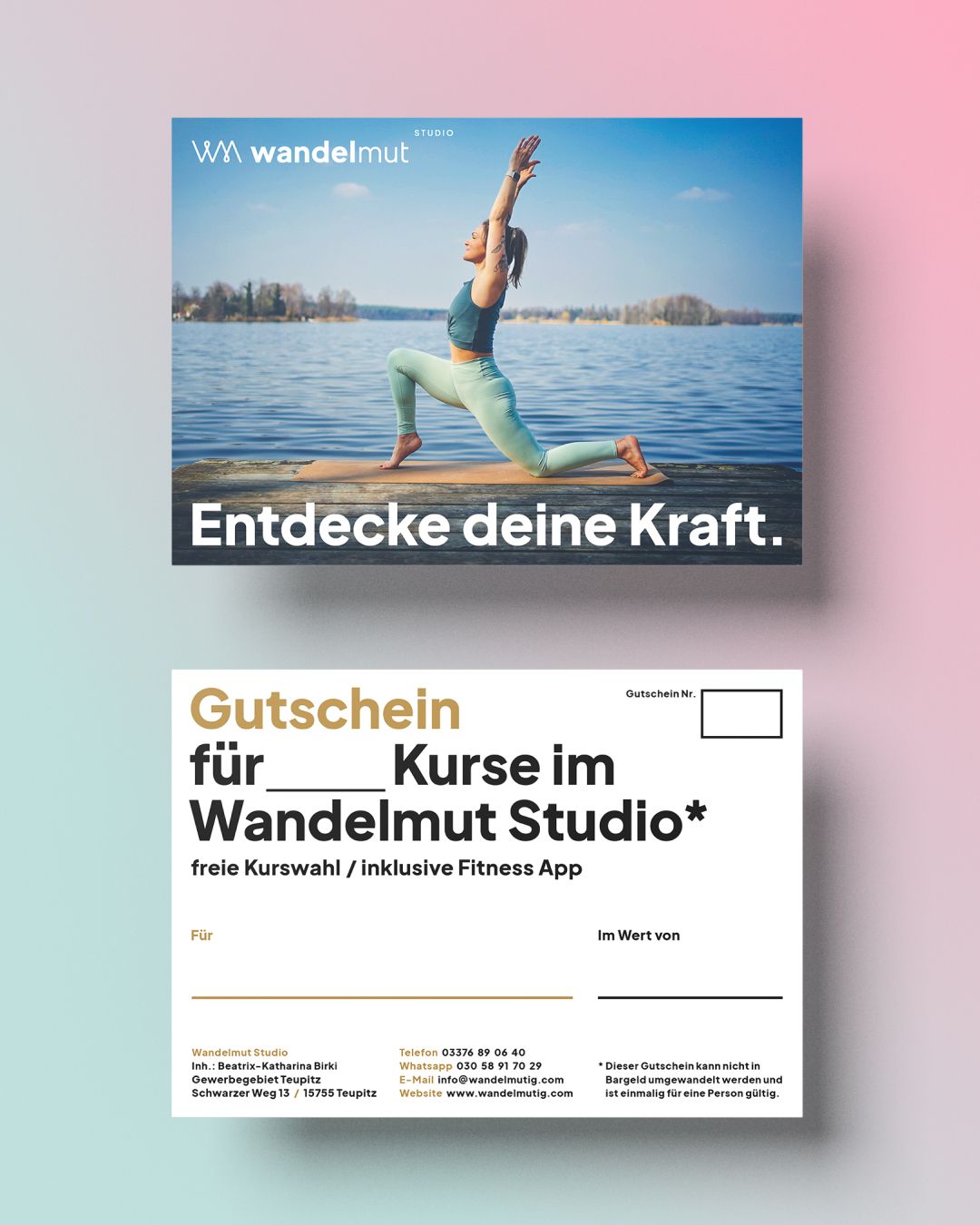 Gutschein Kurse