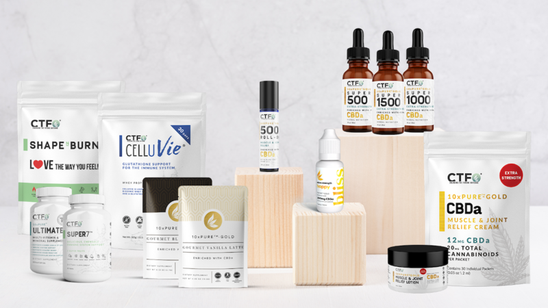 Natural and CBD products.