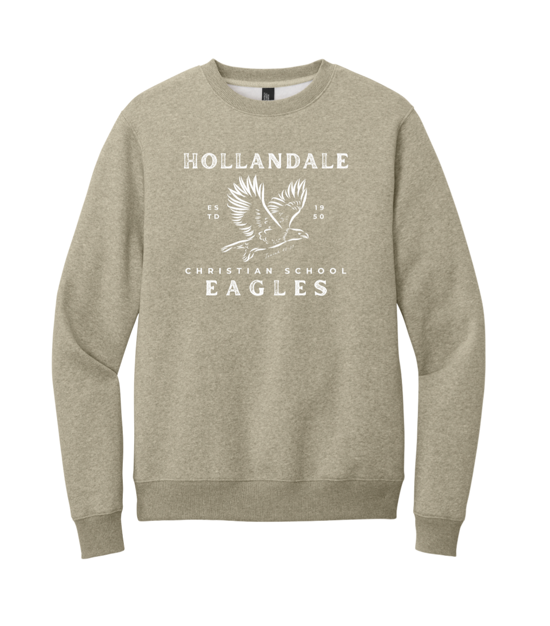 HCS Washout Eagle Crewneck - Front Print