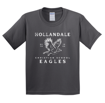 Youth HCS Washout Eagle Tee - Front Print