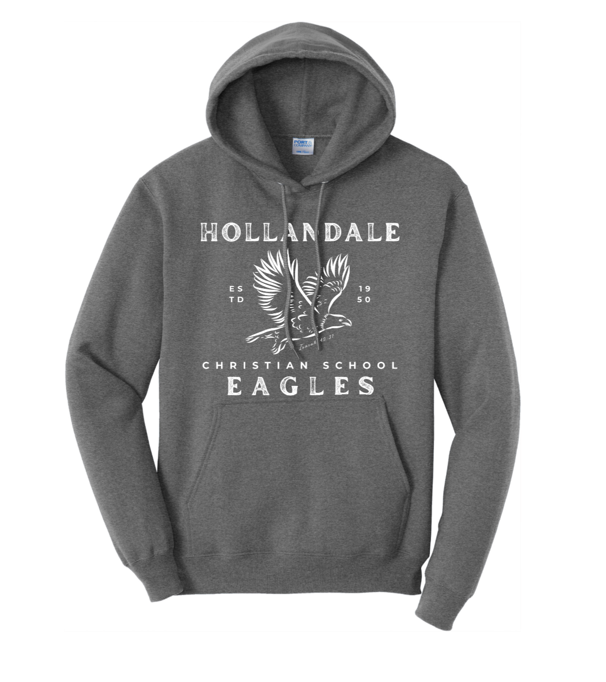 HCS Washout Eagle Hoodie - Front Print