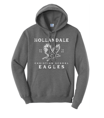 HCS Washout Eagle Hoodie - Front Print