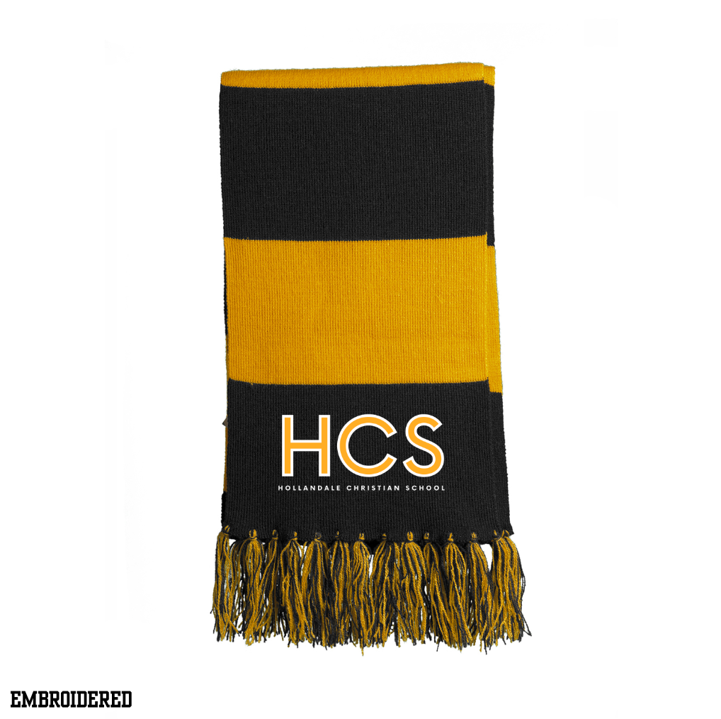HCS Gold &amp; Black Scarf