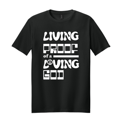 Gildan Softstyle Tee - Black / white text