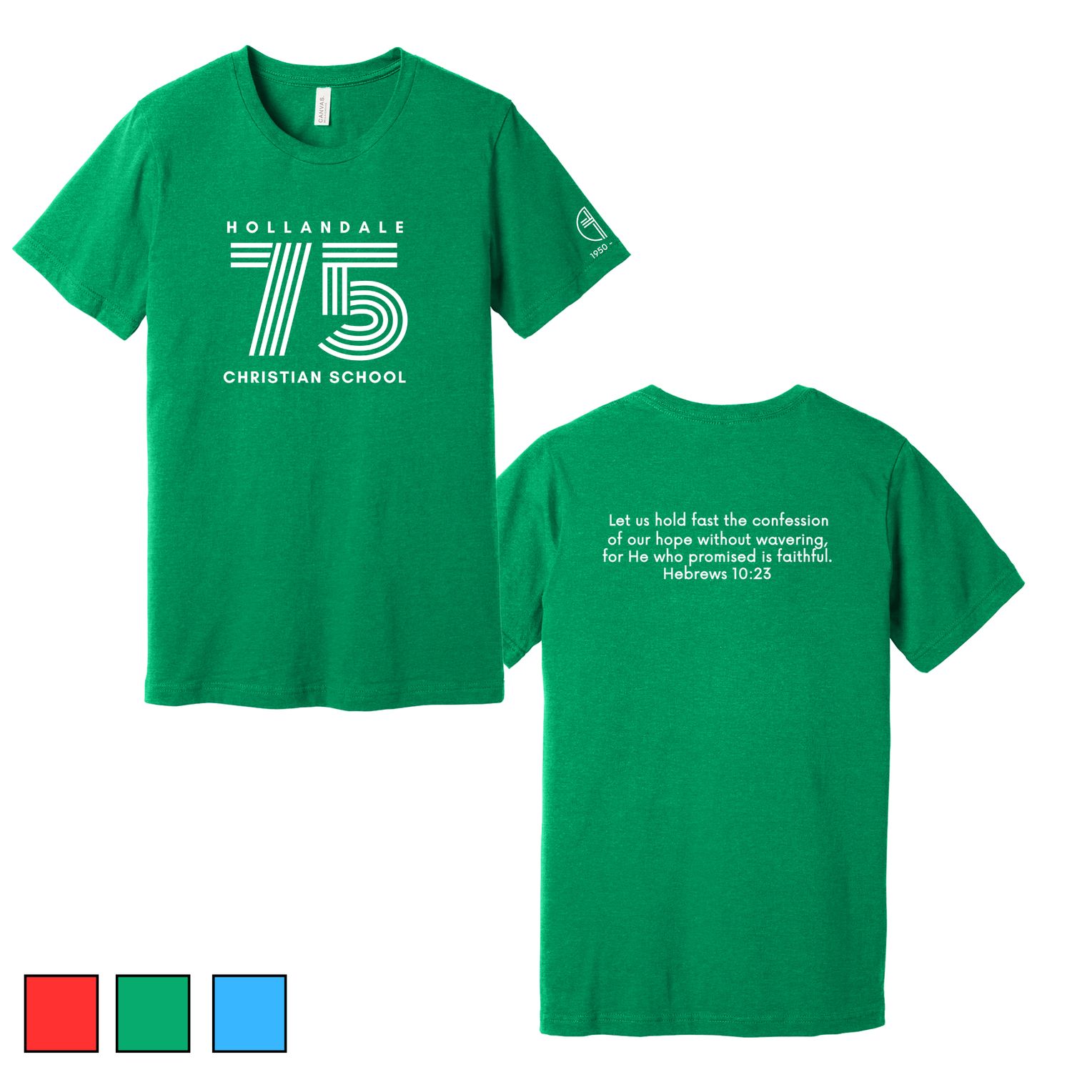 75th Anniversary - Bella Canvas Jersey Tee