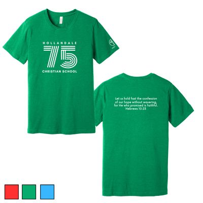 75th Anniversary - Bella Canvas Jersey Tee