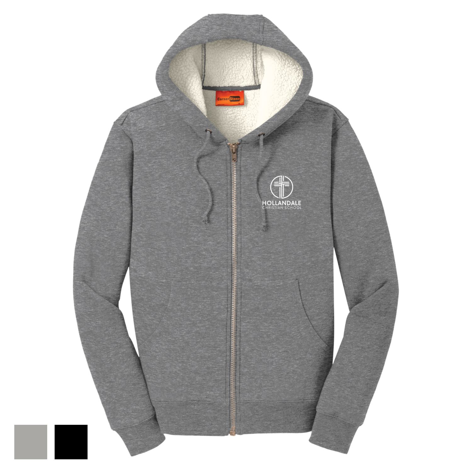 Sherpa Lined Full Zip Jacket