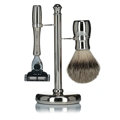 Gentlemen&#39;s Tonic Mayfair Shave Set- Chrome