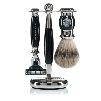 Gentlemen&#39;s Tonic Mayfair Shave Set- Ebony