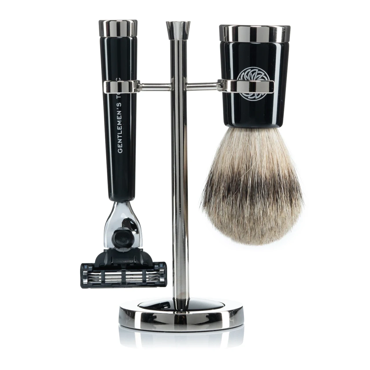 Gentlemen&#39;s Tonic Savile Row Razor Set - Ebony