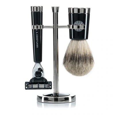 Gentlemen&#39;s Tonic Savile Row Razor Set - Ebony