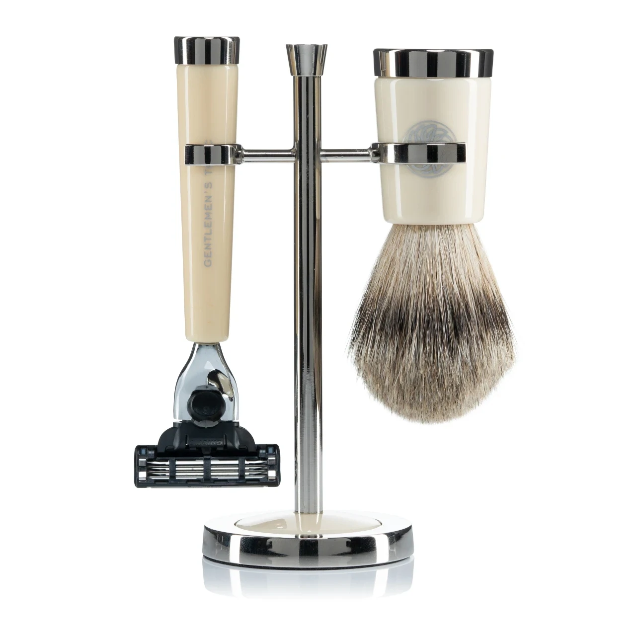 Gentlemen&#39;s Tonic Savile Row Razor Set- Ivory