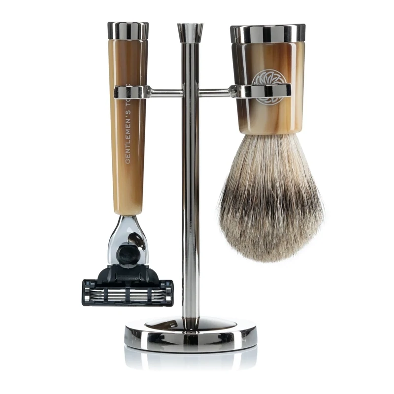 Gentlemen&#39;s Tonic Savile Row Razor Set- Horn