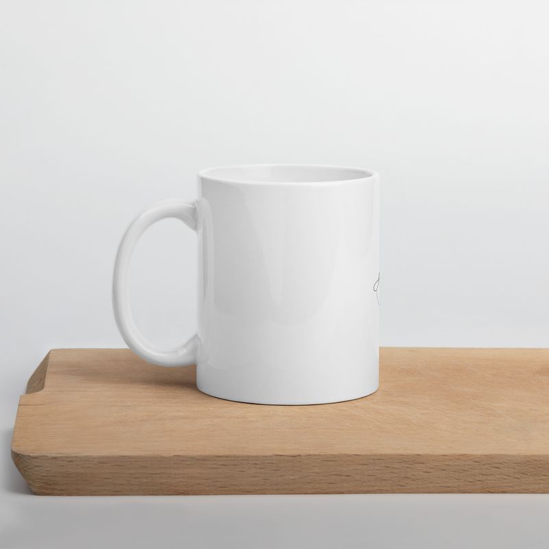 Andreas Co. White Glossy Mug