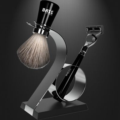 Bass Viper Shave Set with Soap Bowl