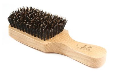 R.S Stein 101 Oak Wood Classic Club Hairbrush with Firm Natural Bristles