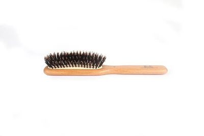 R.S. Stein 111 Oak Wood 7 Row Hairbrush with Firm Natural Bristles