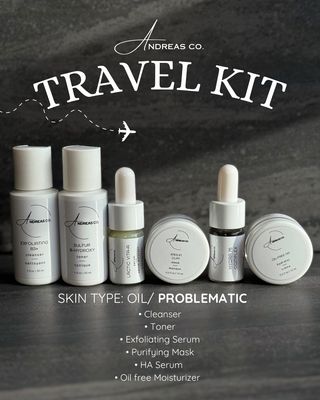 Andreas Co. Travel Kit for Oily Skin