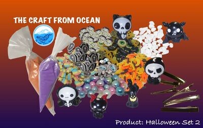 Halloween Hair Clips' Kit 2