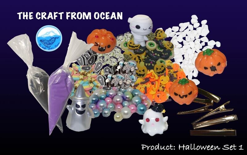 Halloween Hair Clips' Kit 1