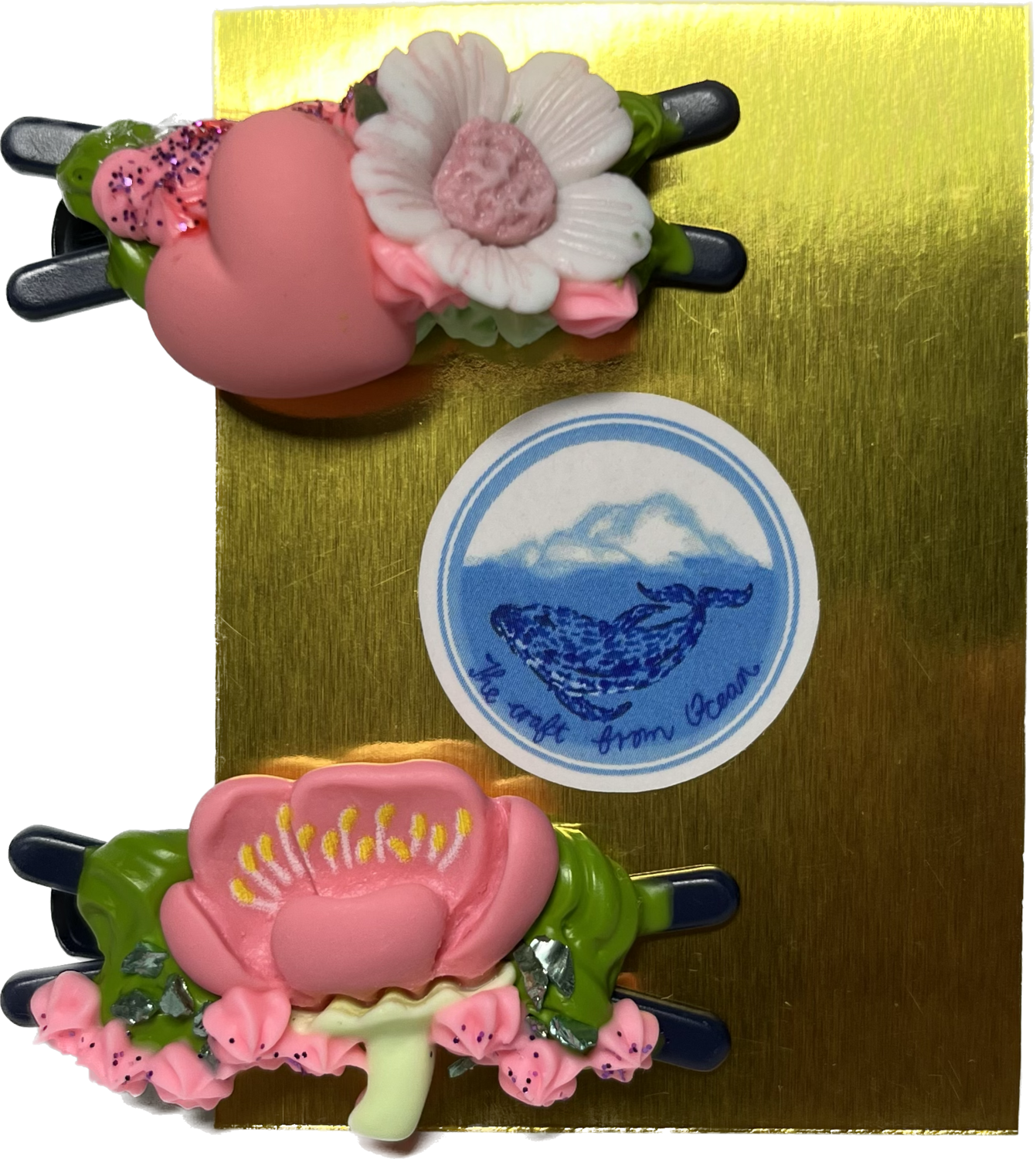 Flower Garden Hair Clips