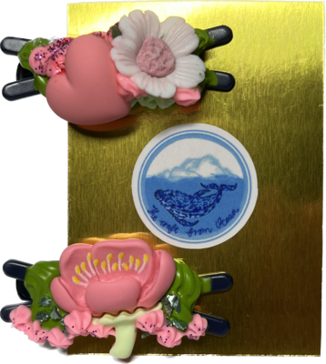 Flower Garden Hair Clips