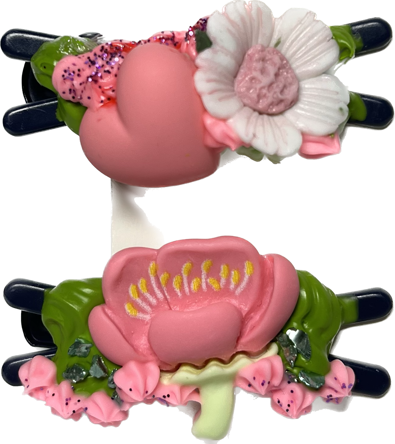 Flower Garden Hair Clips