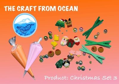 DIY Christmas Hair Clips Set 3