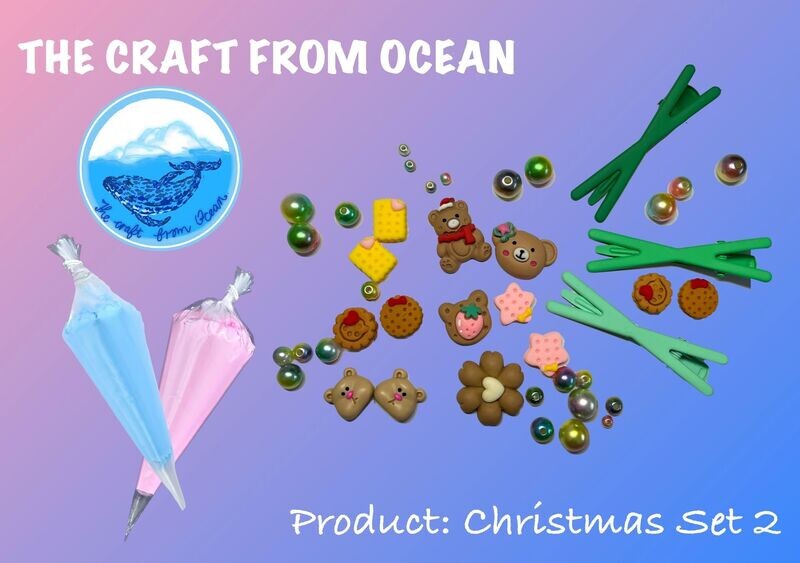 DIY Cristmas Hair chips set 2