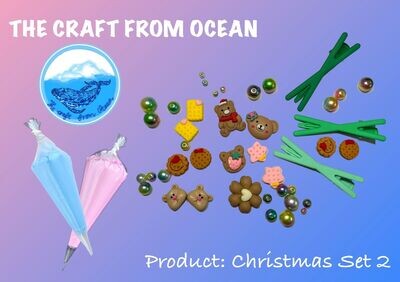 DIY Cristmas Hair chips set 2