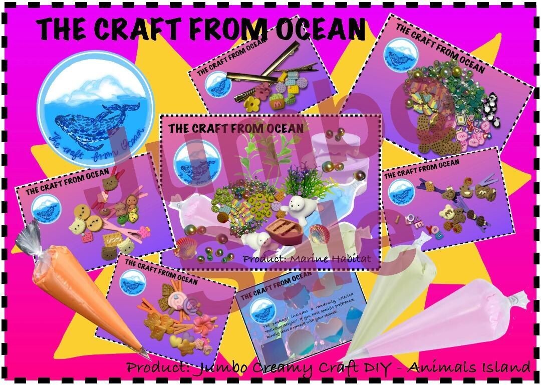 Jumbo Creamy craft DIY - Animals Island