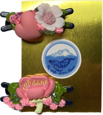 Flower Garden Hair Clips