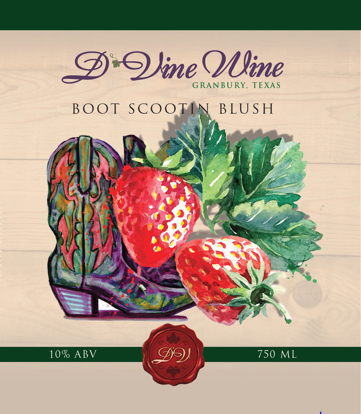 Boot Scootin’ Blush – (Strawberry White Zinfandel)