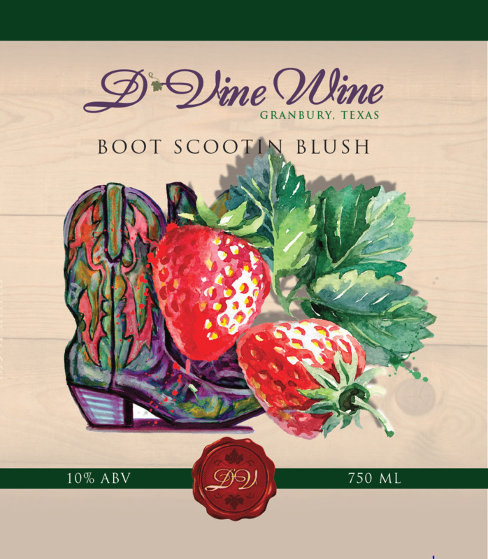 Boot Scootin’ Blush – (Strawberry White Zinfandel)